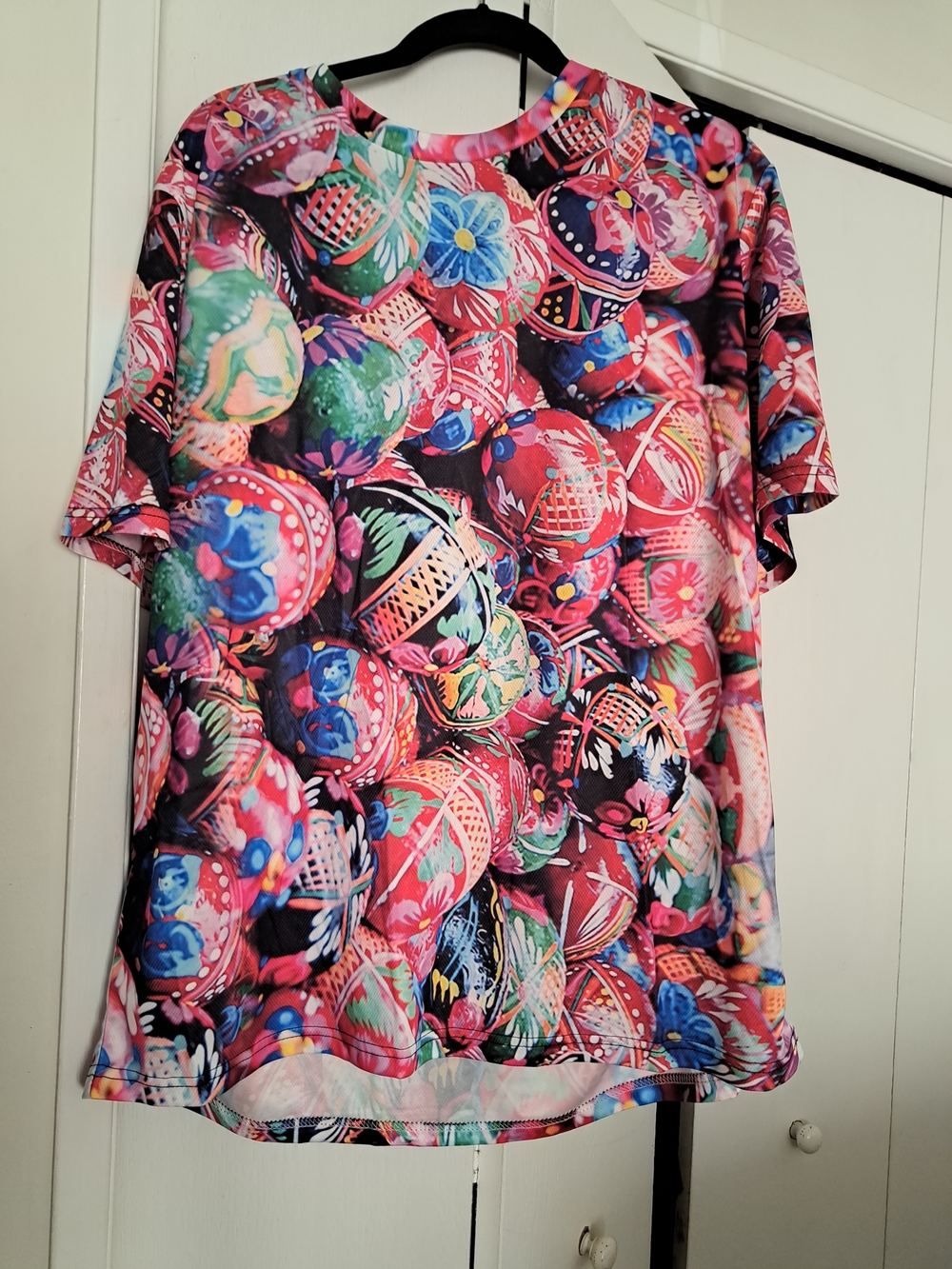 Men's Multicolor Graphic Short-Sleeve Shirt